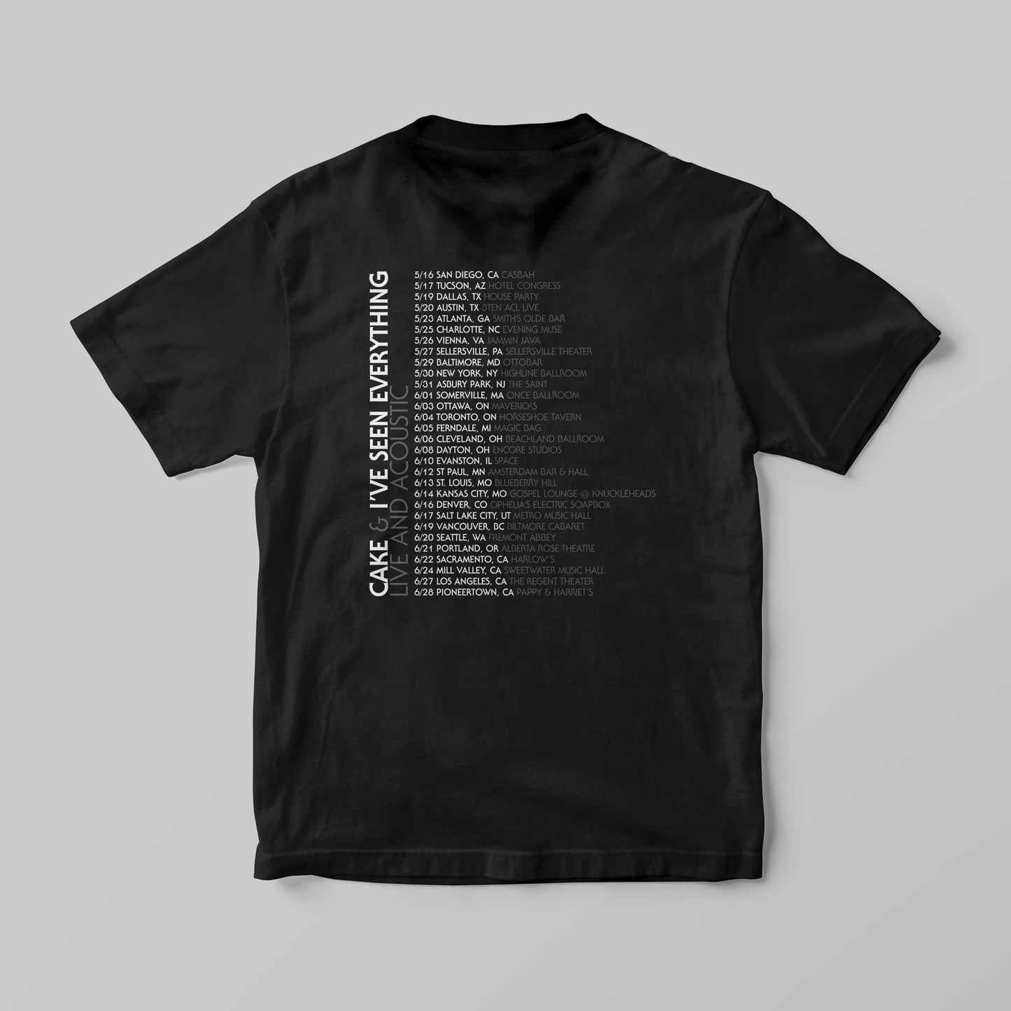 2018 Tour - T-Shirt